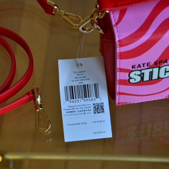 Kate Spade KK212 Bubble Gum 3D Crossbody - Picture 4 of 12